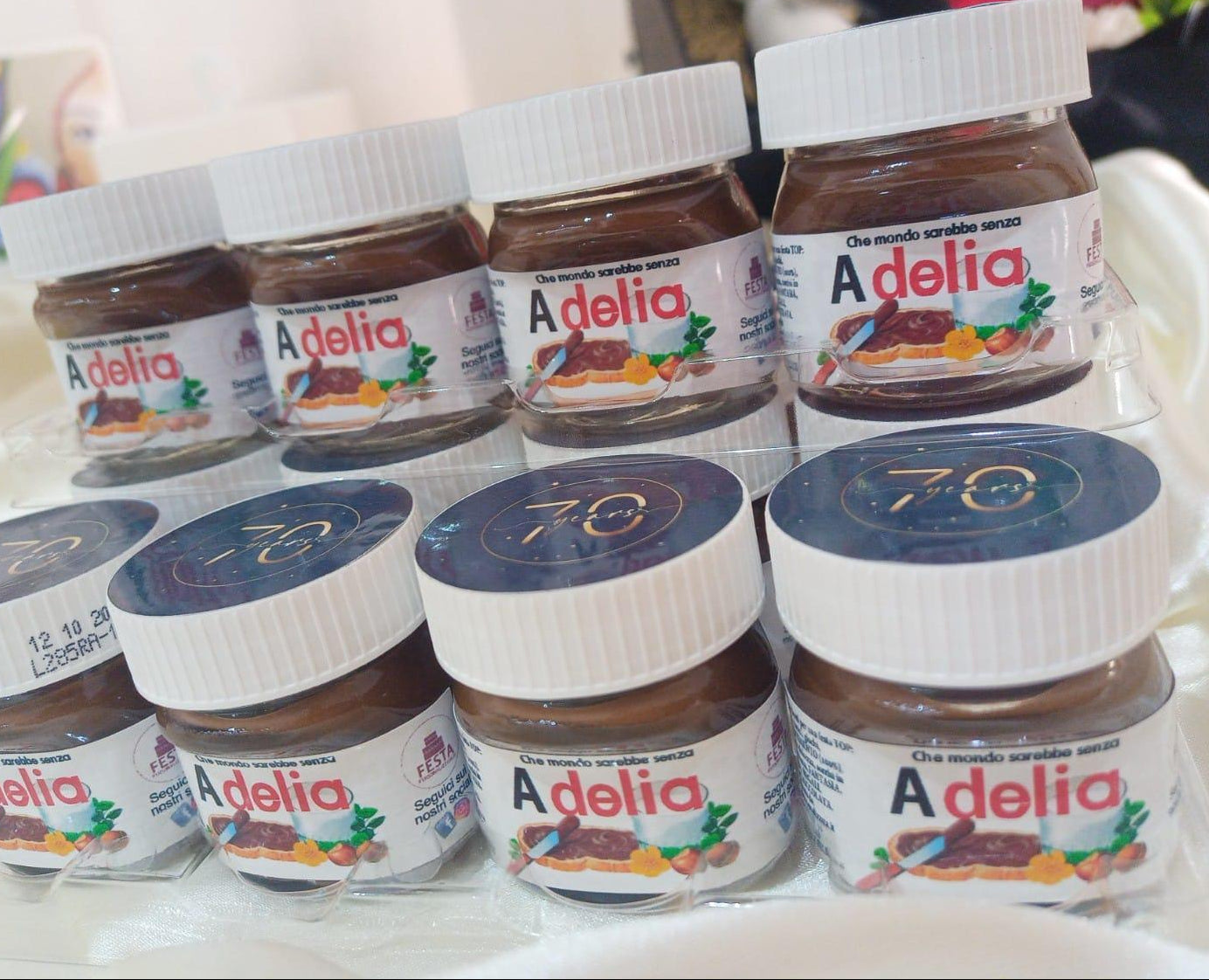 MINI VASETTO NUTELLA 25 gr FRONTE + TAPPO