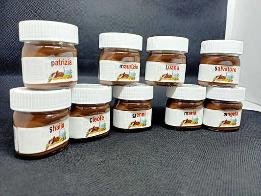 MINI VASETTO NUTELLA 25 gr PERSONALIZZATO
