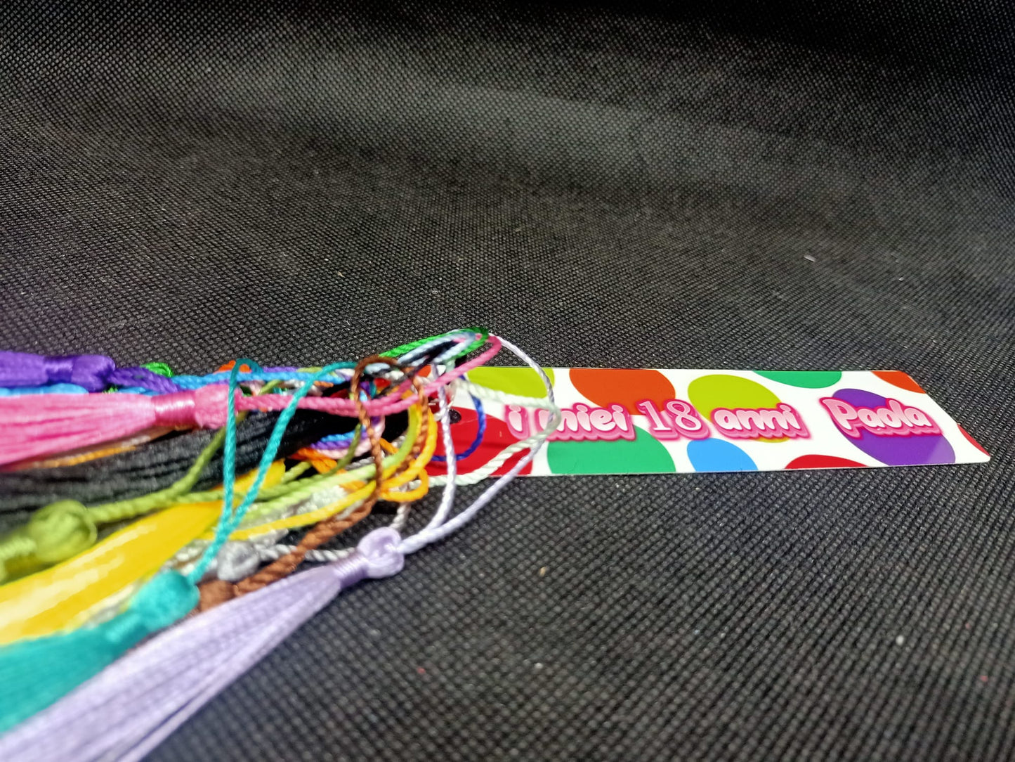 SEGNALIBRO ALLUMINIO CON NAPPINA