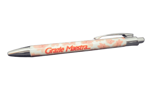 PENNA FUSTO IN METALLO STAMPATA