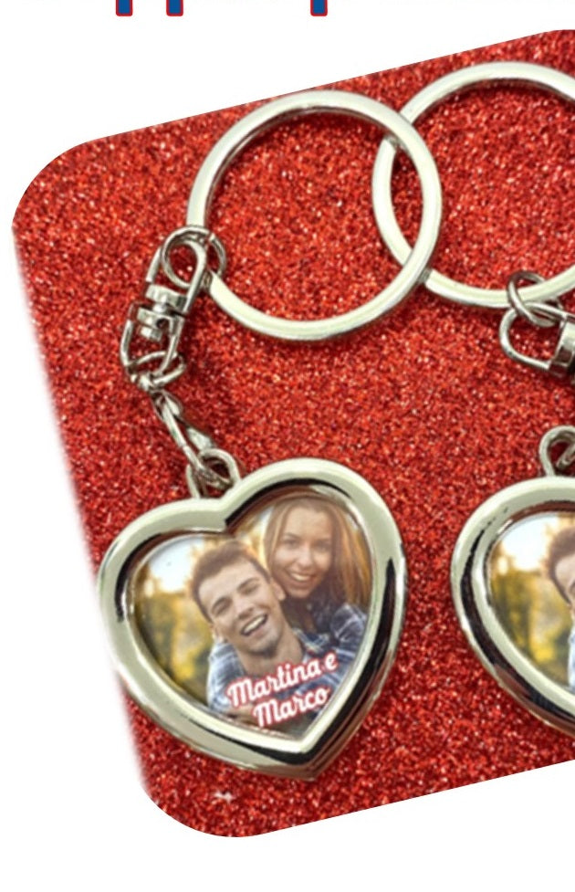 PORTACHIAVE PORTAFOTO METALLO