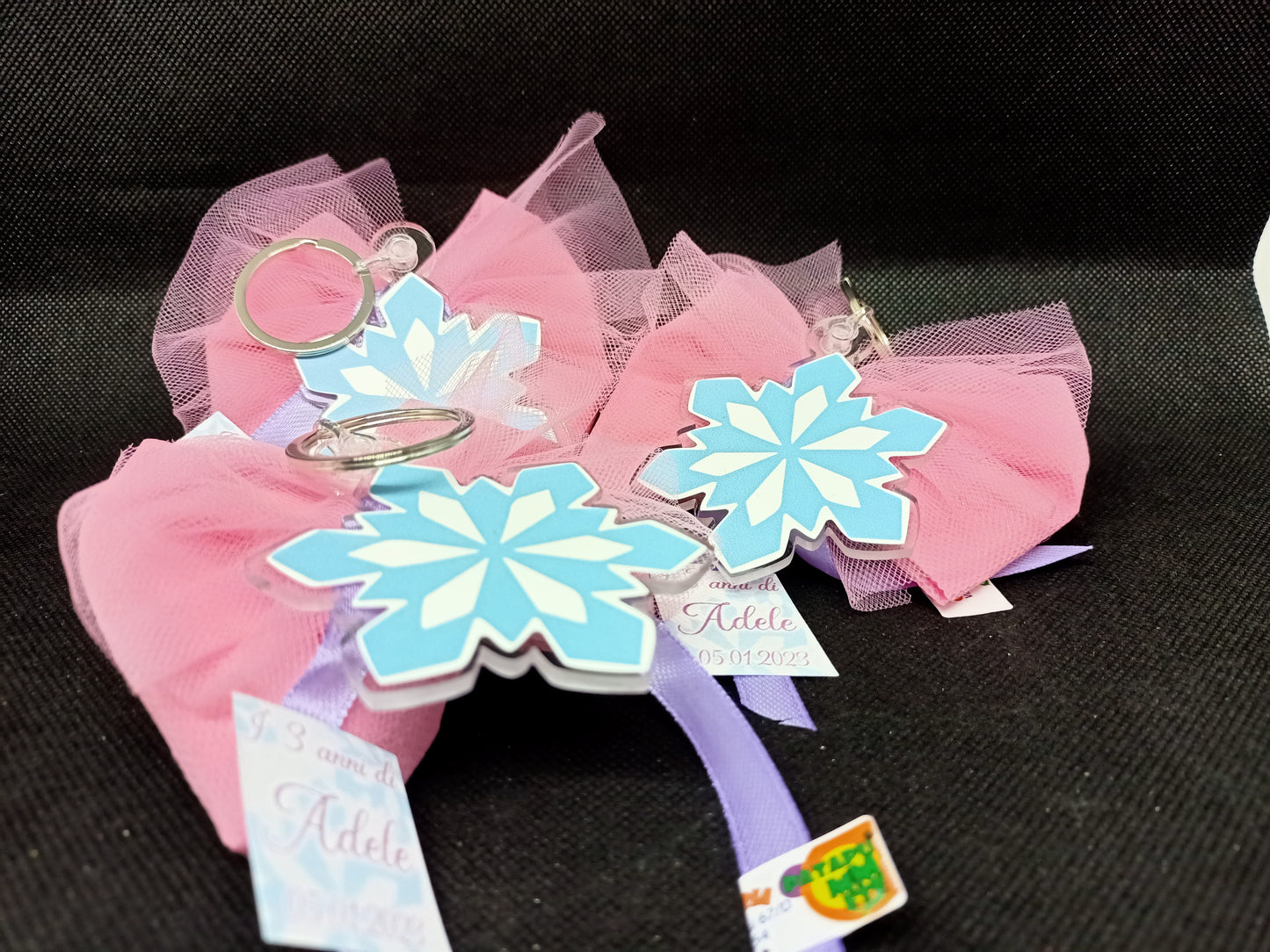 SACCHETTINO IN VELO E TULLE CON CONFETTI