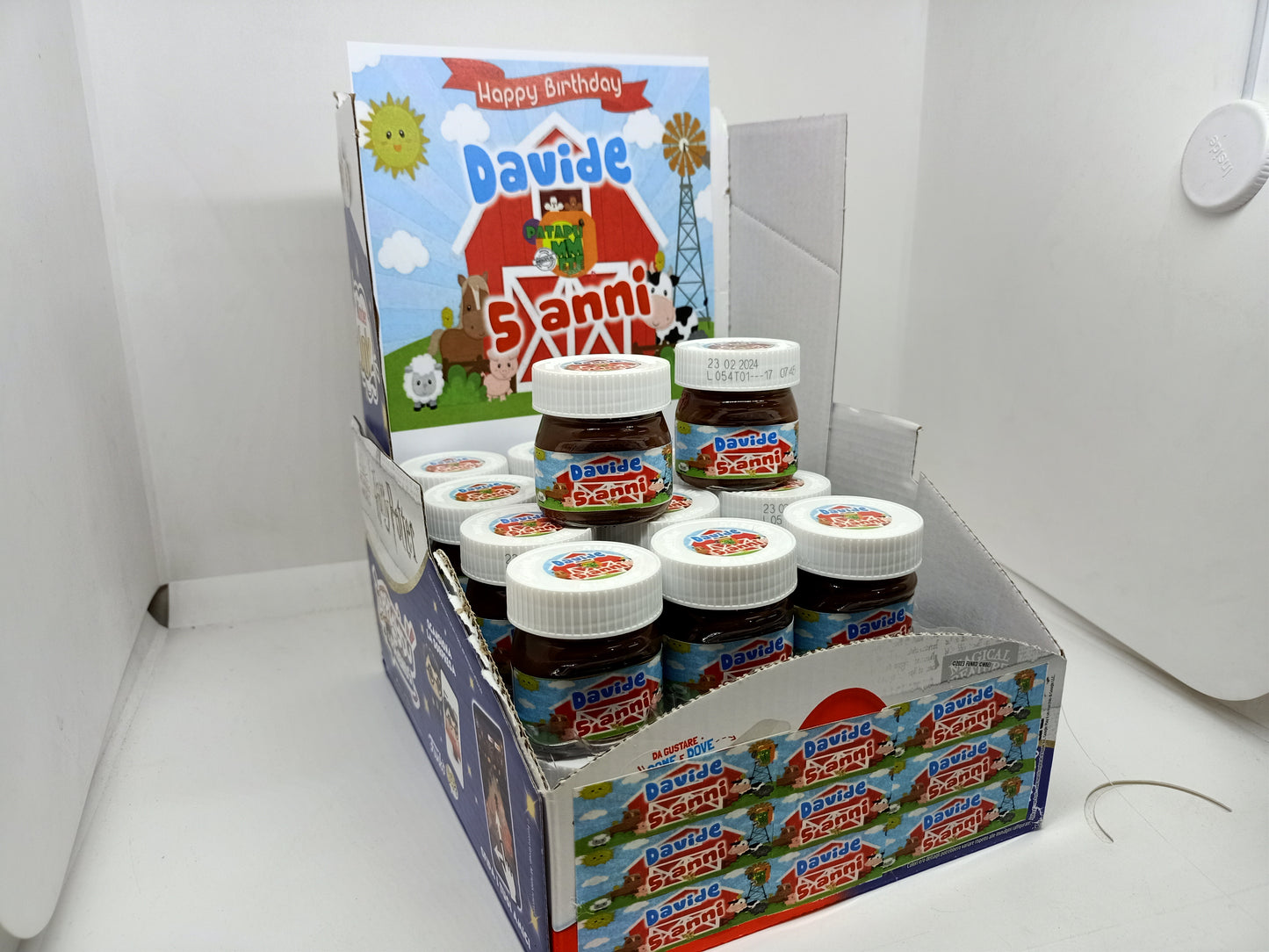 MINI VASETTO NUTELLA 25 gr PERSONALIZZATO