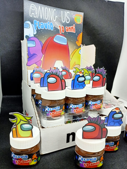 MINI VASETTO NUTELLA 25 gr PERSONAGGIO 2D