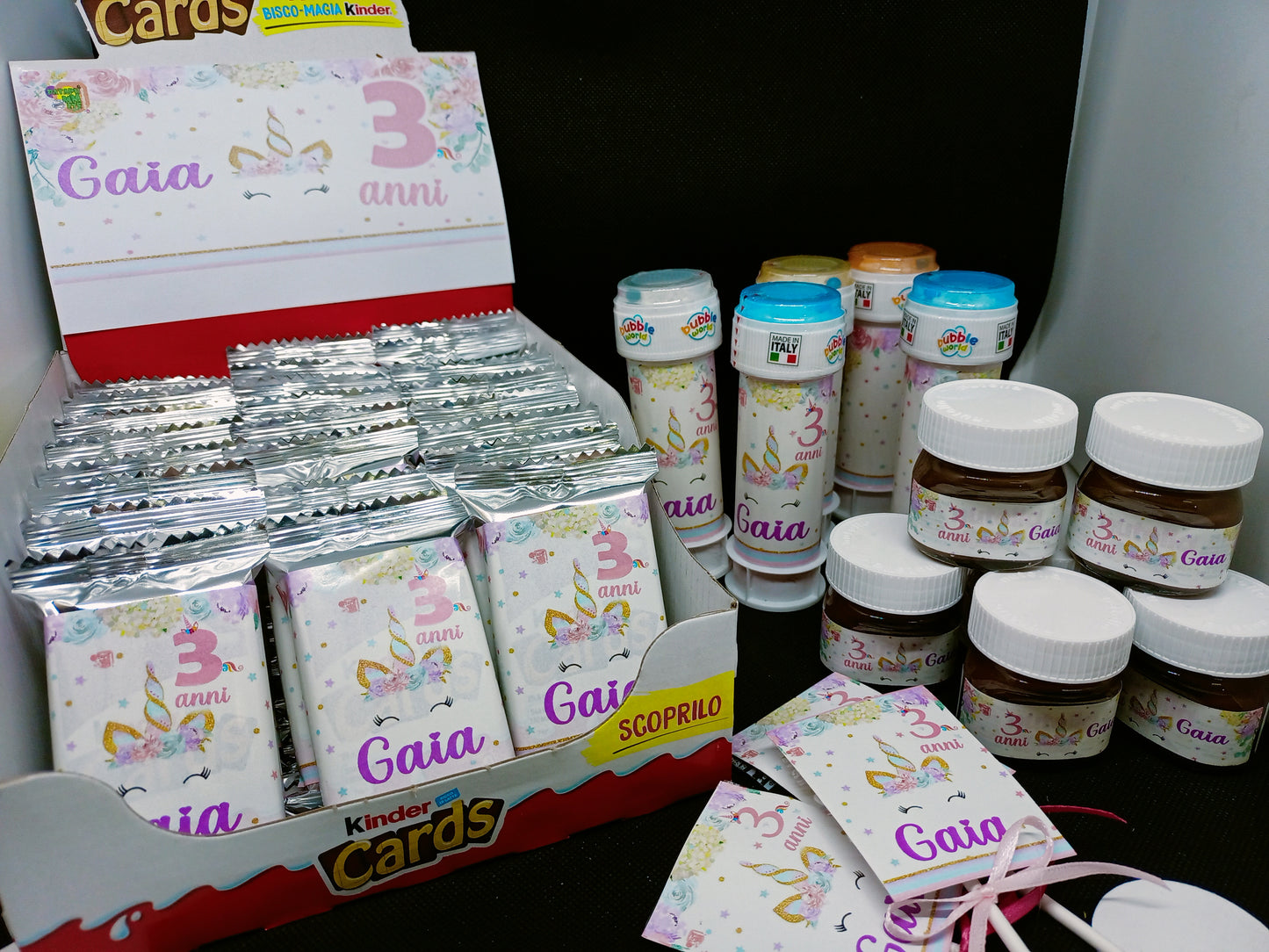 KINDER CARDS PERSONALIZZATI