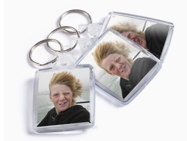 PORTACHIAVI IN ACRILICO TRASPARENTE