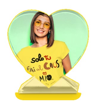 CRISTALLO CUORE PERSONALIZZATO