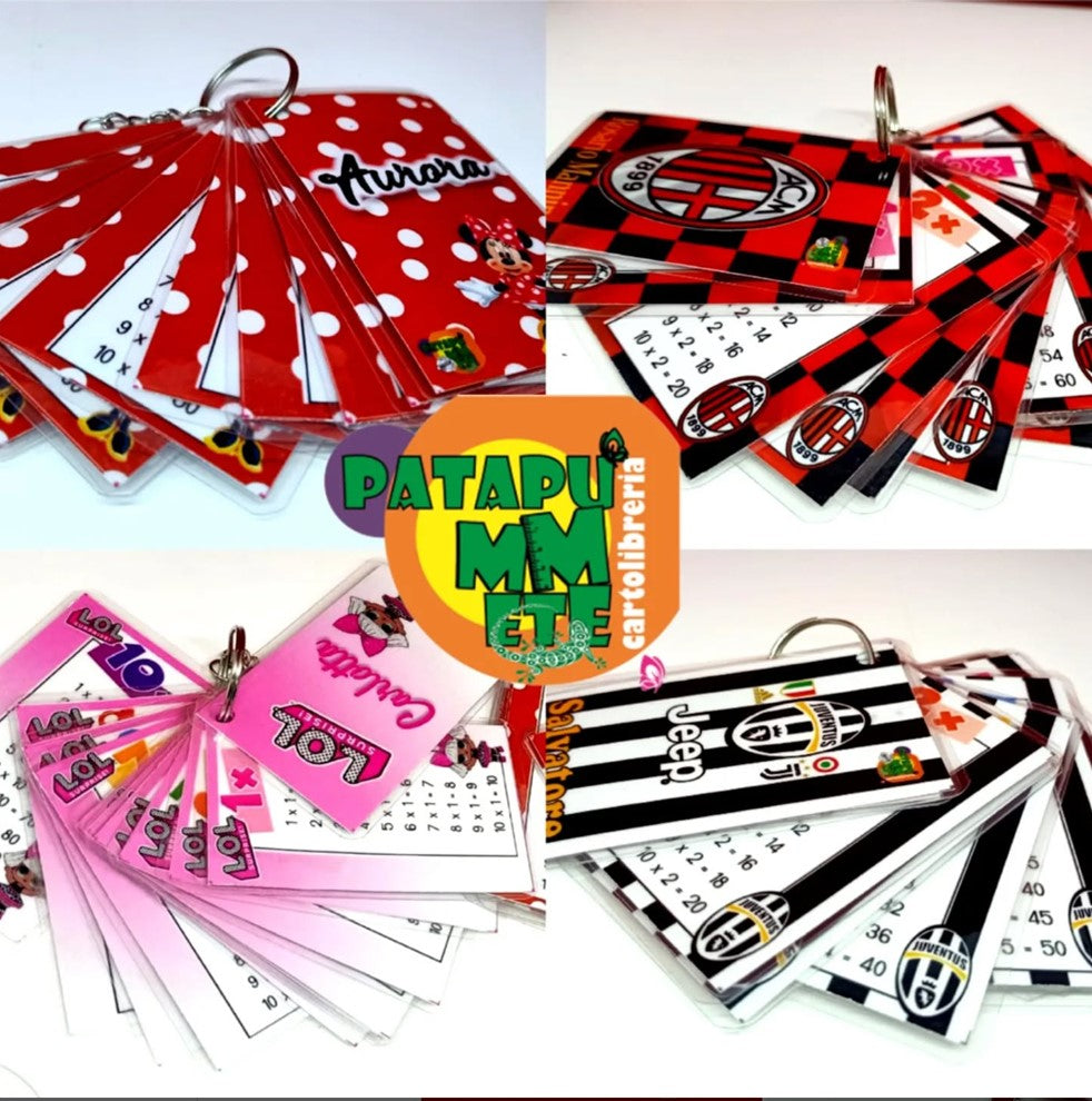 TABELLINE PERSONALIZZATE