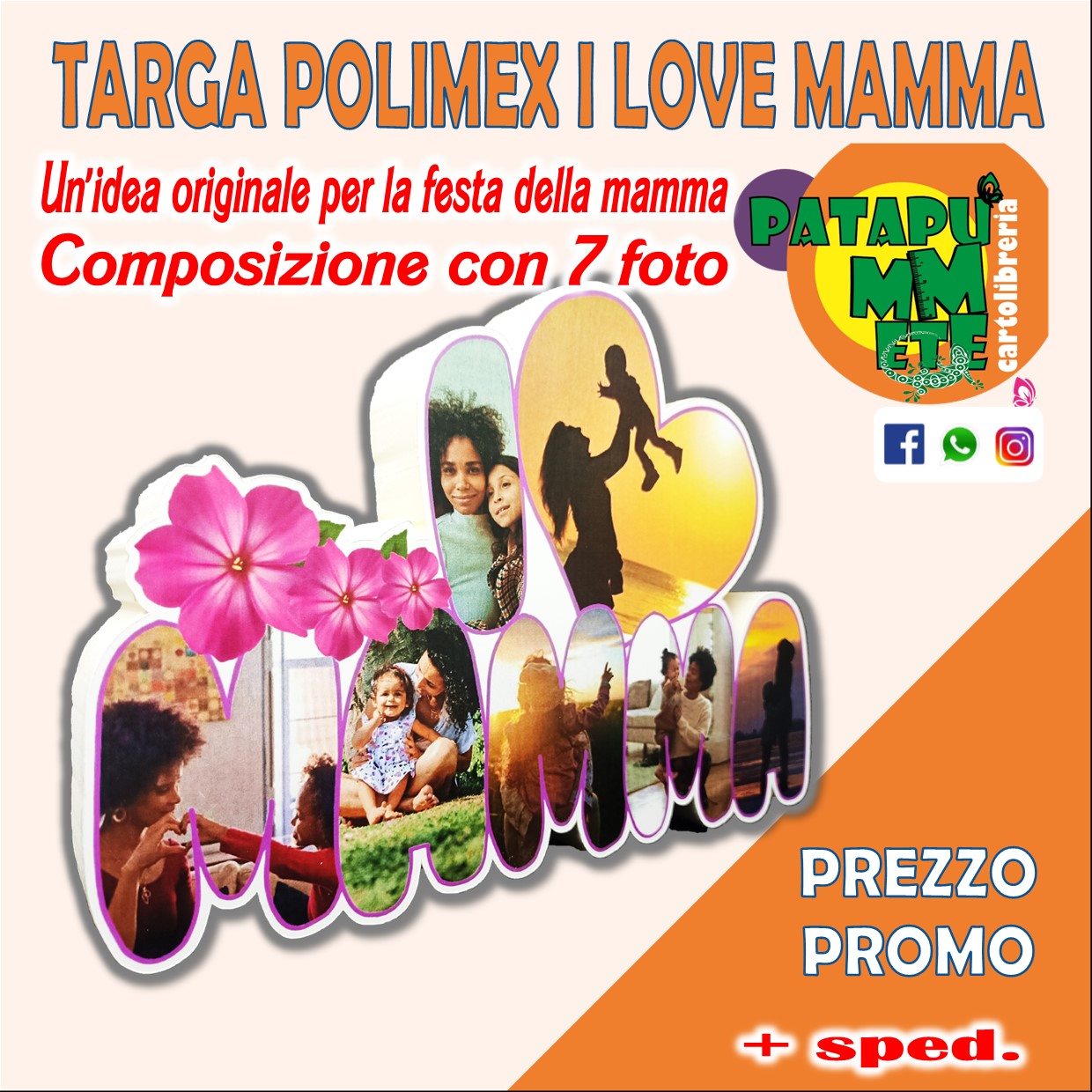 TARGA POLIMEX I LOVE MAMMA