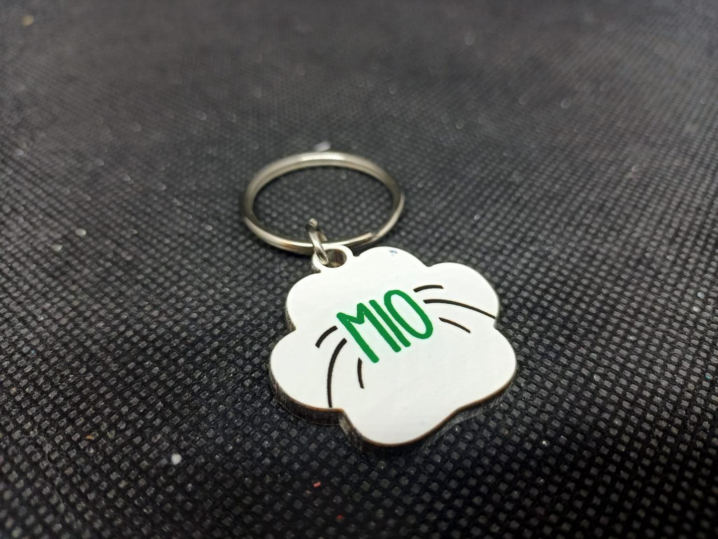 MEDAGLIETTA COLLARE PVC CANE O GATTO CON NOME E NUMERO