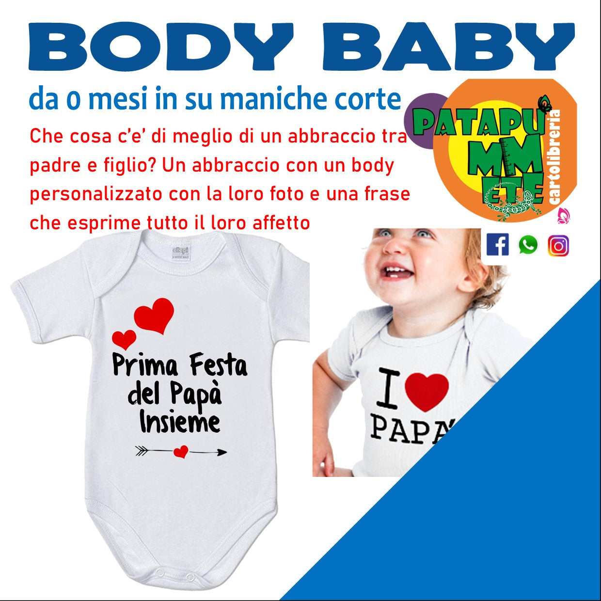 BODY PERSONALIZZATO BEBE'