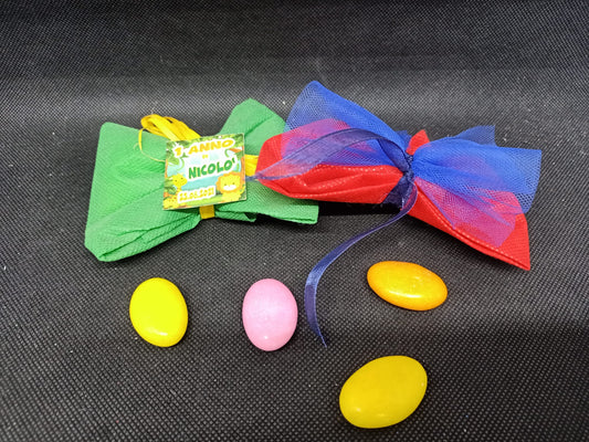 SACCHETTINO IN VELO E TULLE CON CONFETTI