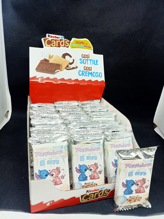 KINDER CARDS PERSONALIZZATI