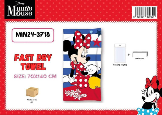 TELO MARE PERSONAGGI CARTONI 70X140 CM