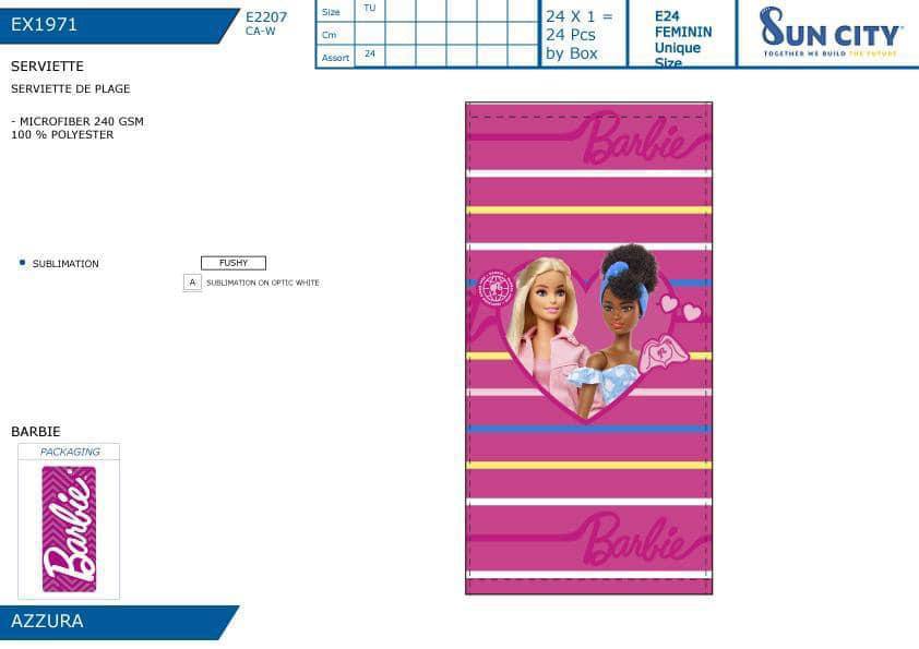 TELO MARE PERSONAGGI CARTONI 70X140 CM