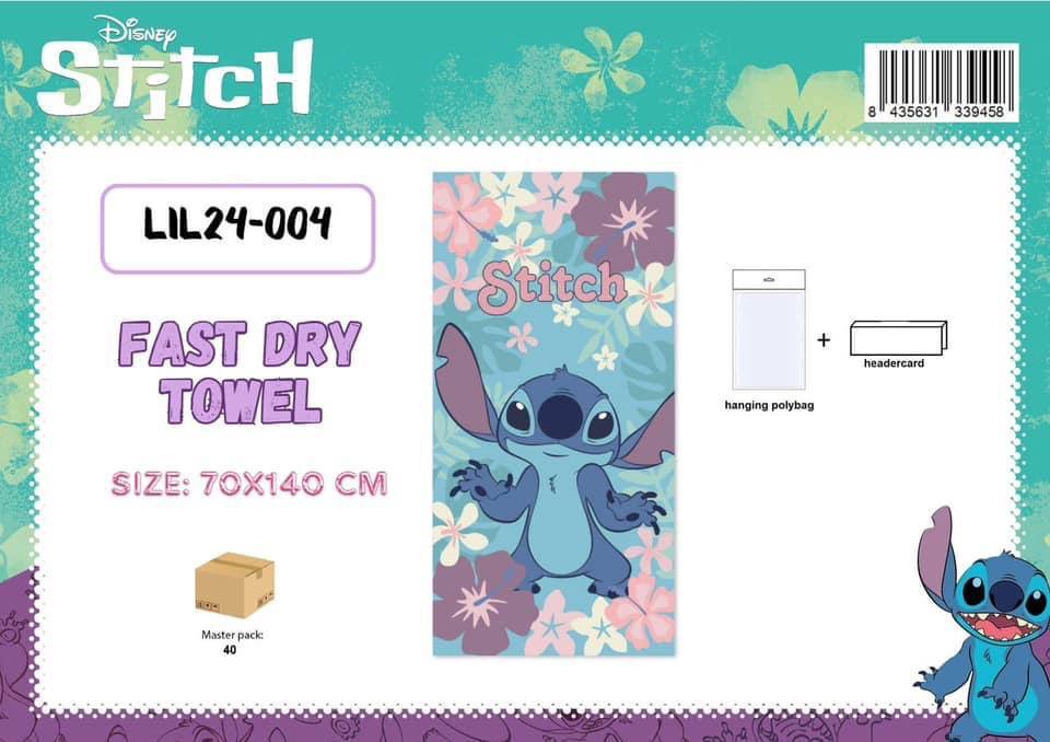 TELO MARE PERSONAGGI CARTONI 70X140 CM