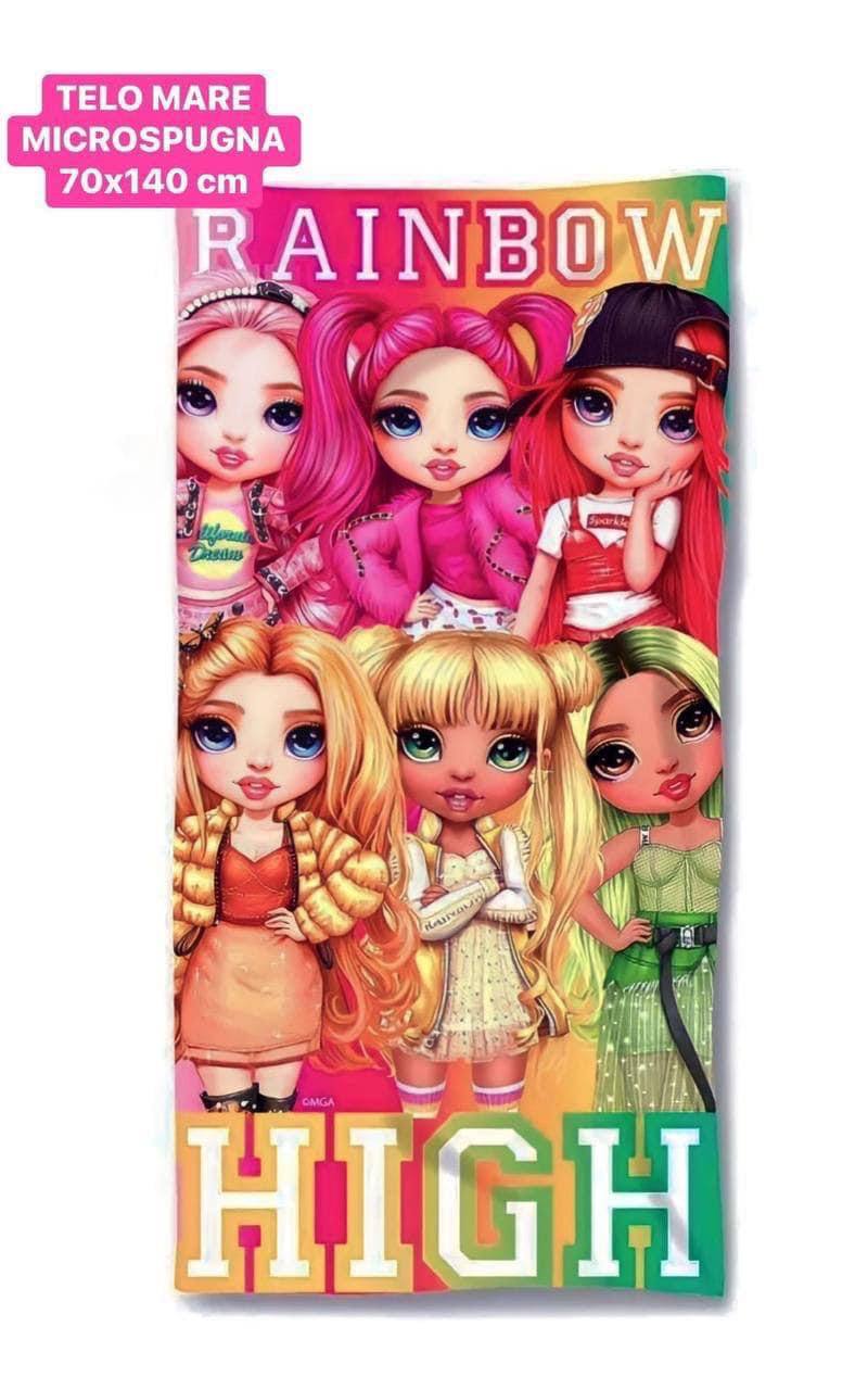 TELO MARE PERSONAGGI CARTONI 70X140 CM