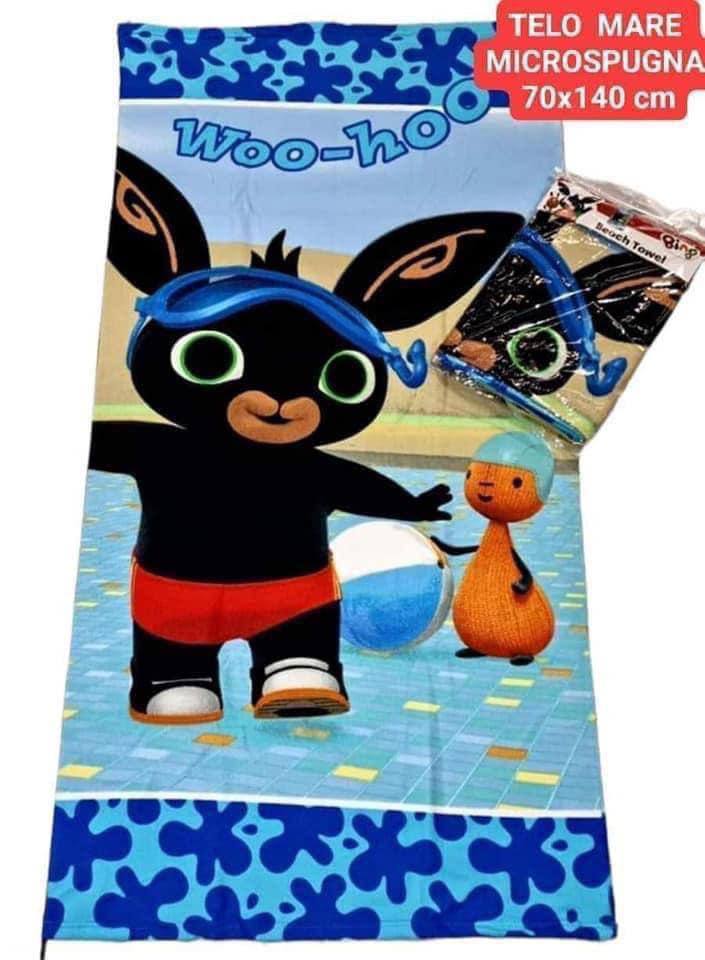 TELO MARE PERSONAGGI CARTONI 70X140 CM