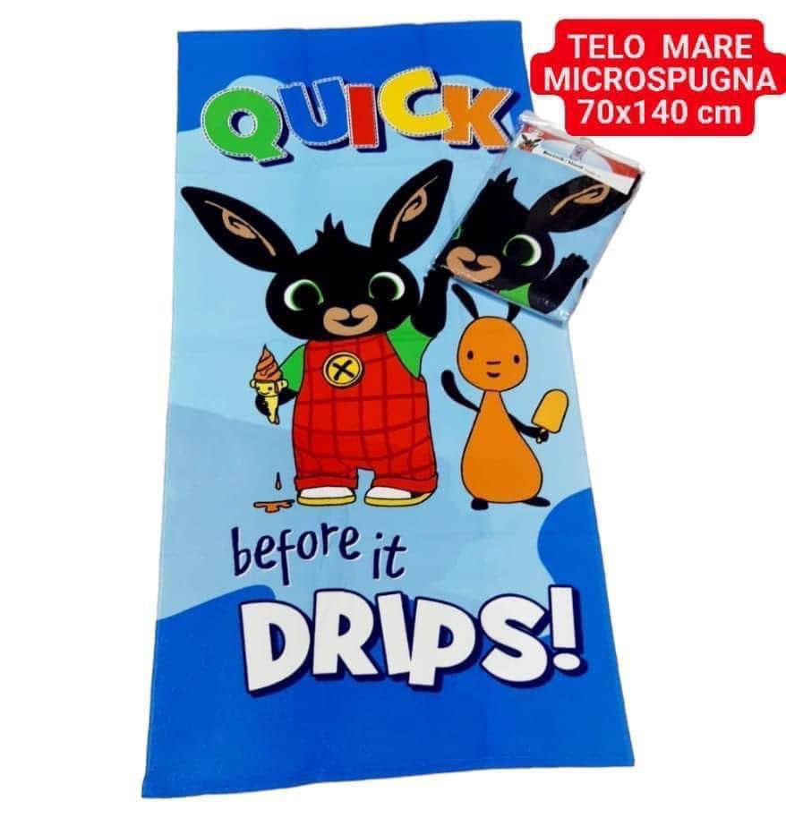 TELO MARE PERSONAGGI CARTONI 70X140 CM