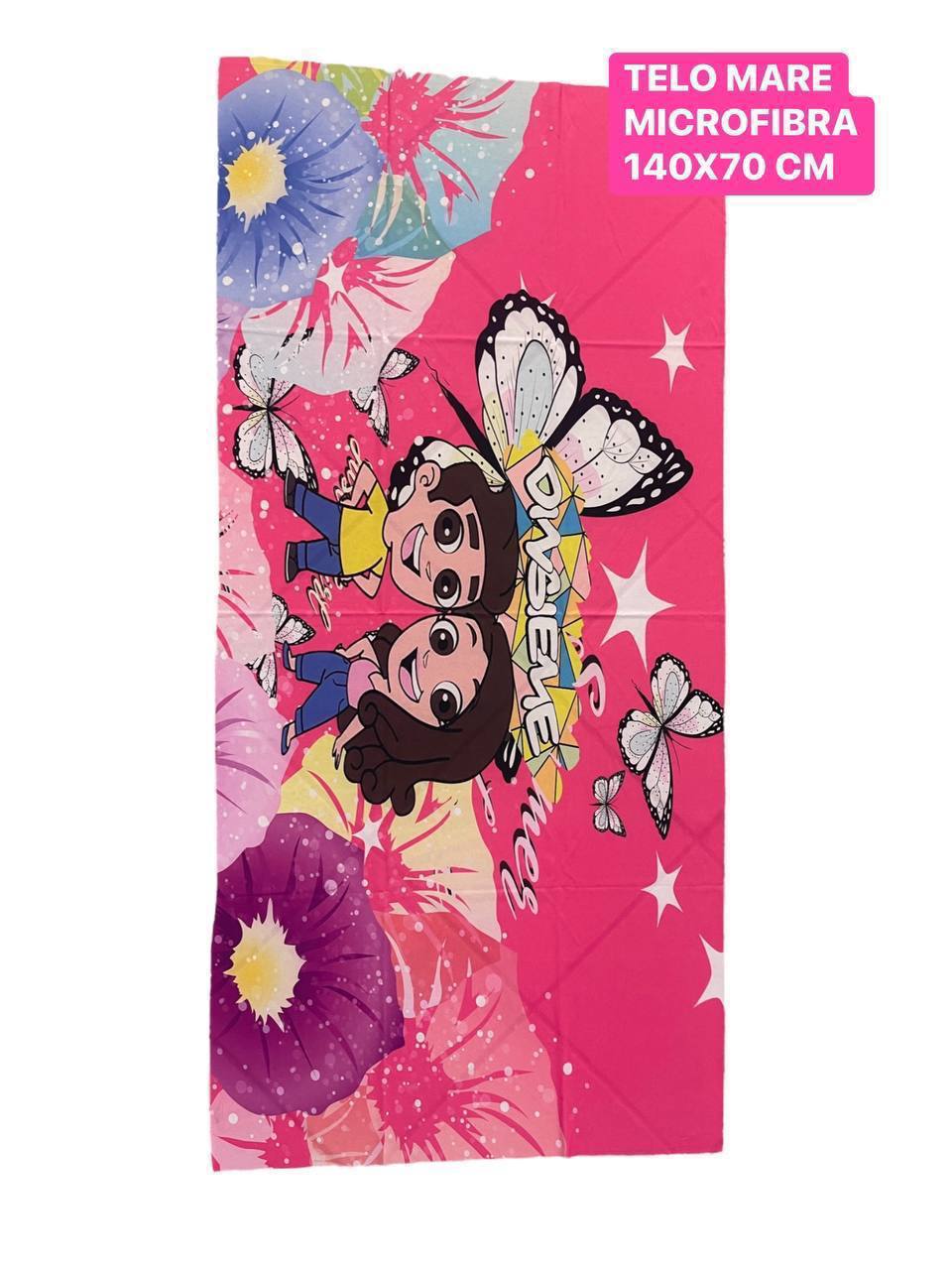 TELO MARE PERSONAGGI CARTONI 70X140 CM