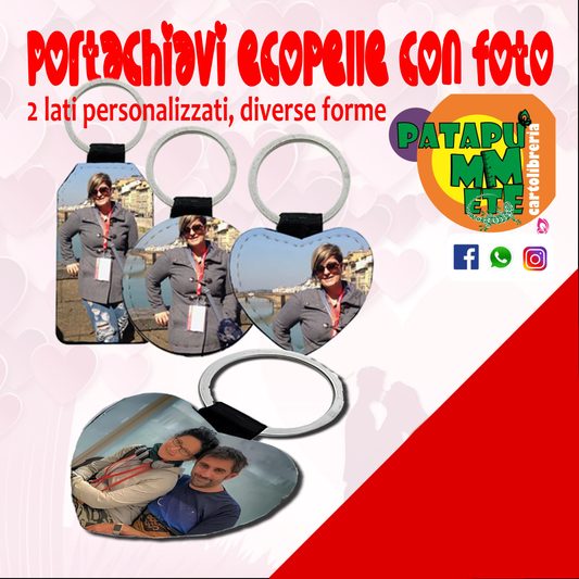PORTACHIAVI ECOPELLE PERSONALIZZATO
