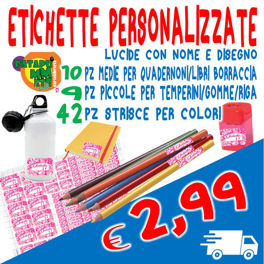 Etichette adesive personalizzate