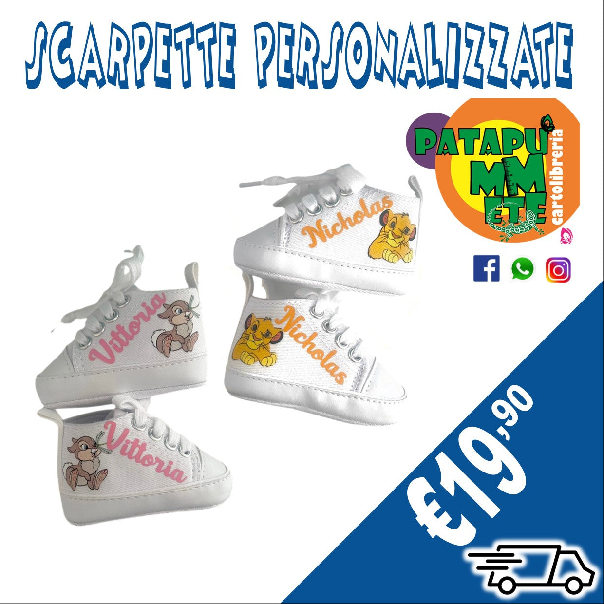 SCARPETTE PERSONALIZZATE