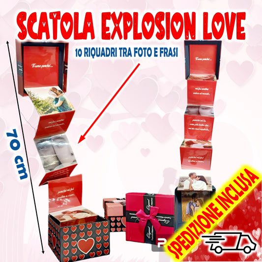SCATOLA EXPLOSION LOVE